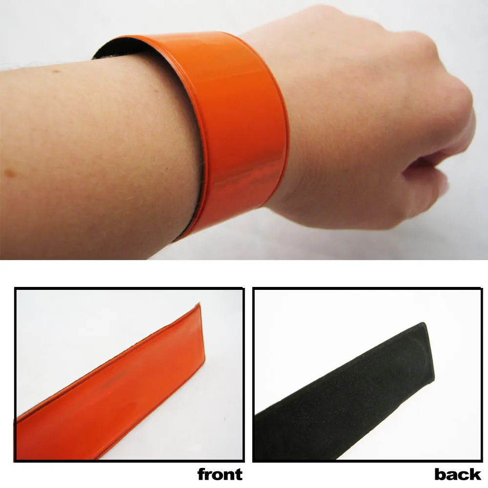 1 High Visibility Reflective Wrist Band Safety Arm Night Biking Traffic Running