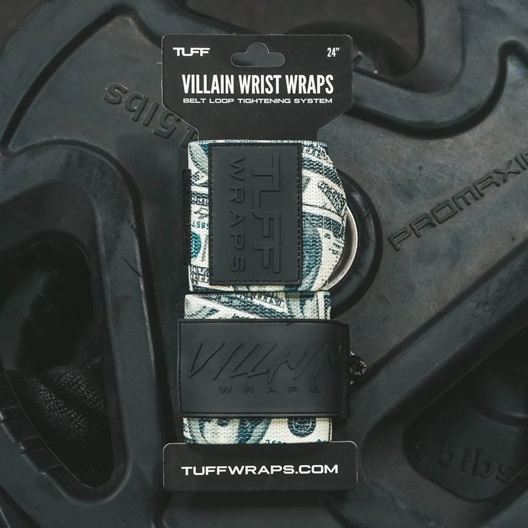 24" Villain Wrist Wraps - Money