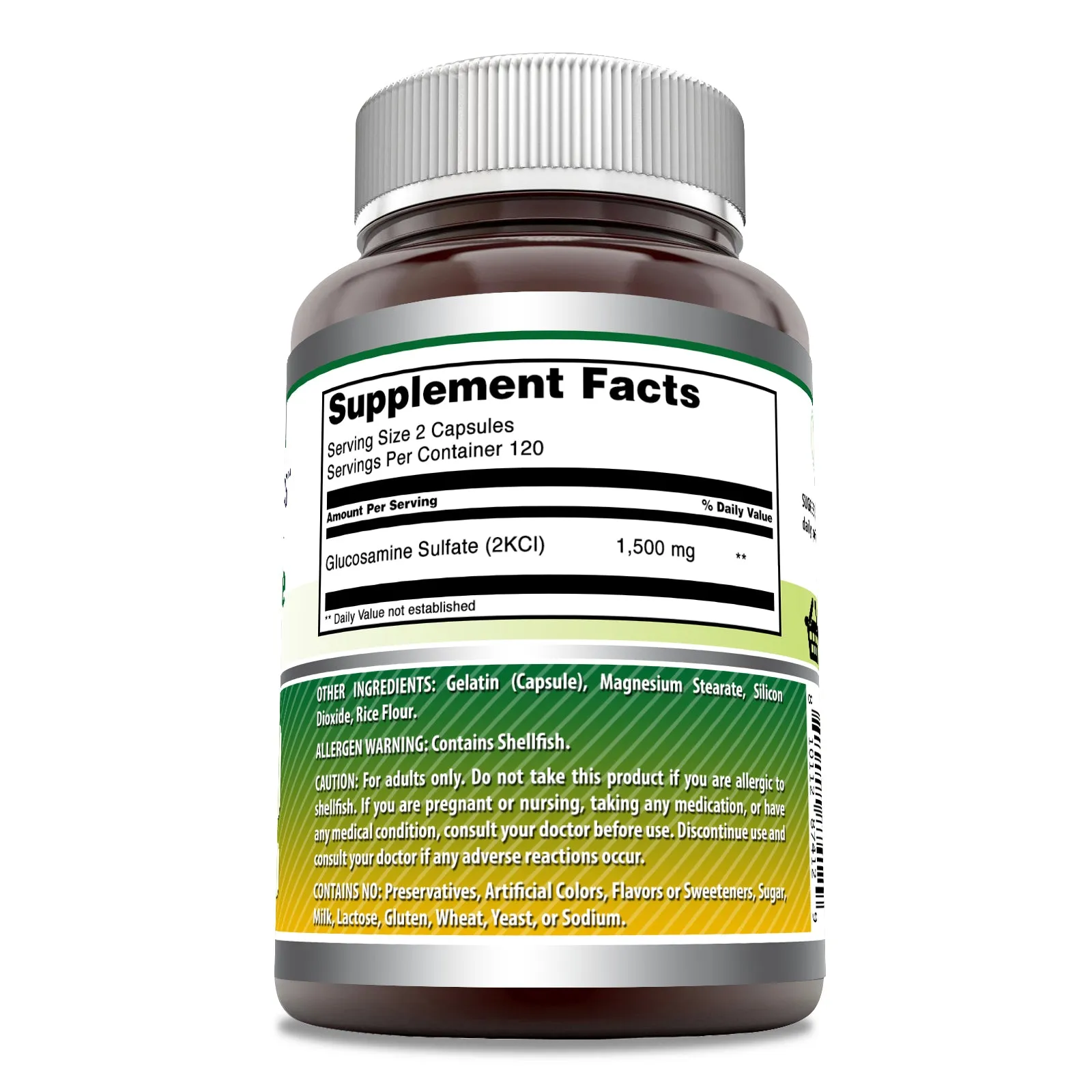 Amazing Formulas Glucosamine Sulfate | 500 Mg | 240 Capsule