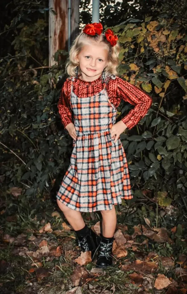 Bike Shorts ~ Cozy Fall Plaid