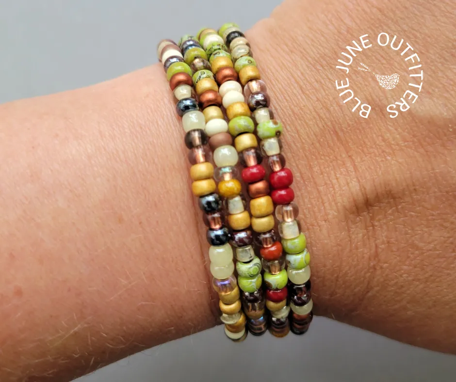 Boho Beaded Wrap Bracelet