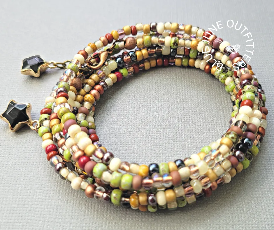 Boho Beaded Wrap Bracelet