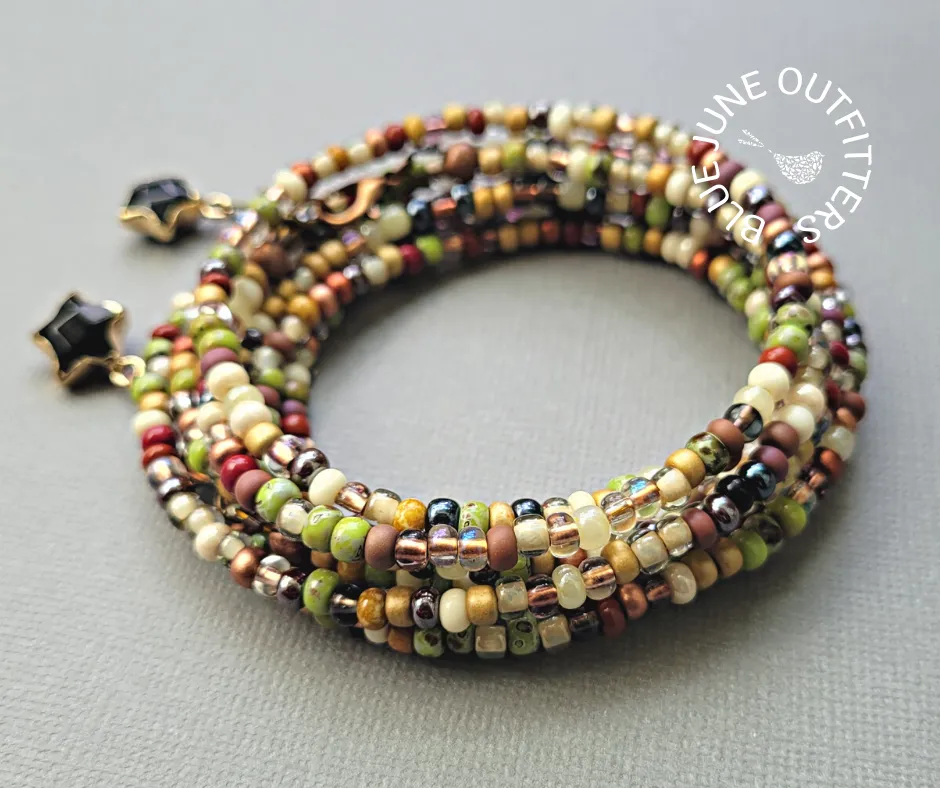 Boho Beaded Wrap Bracelet