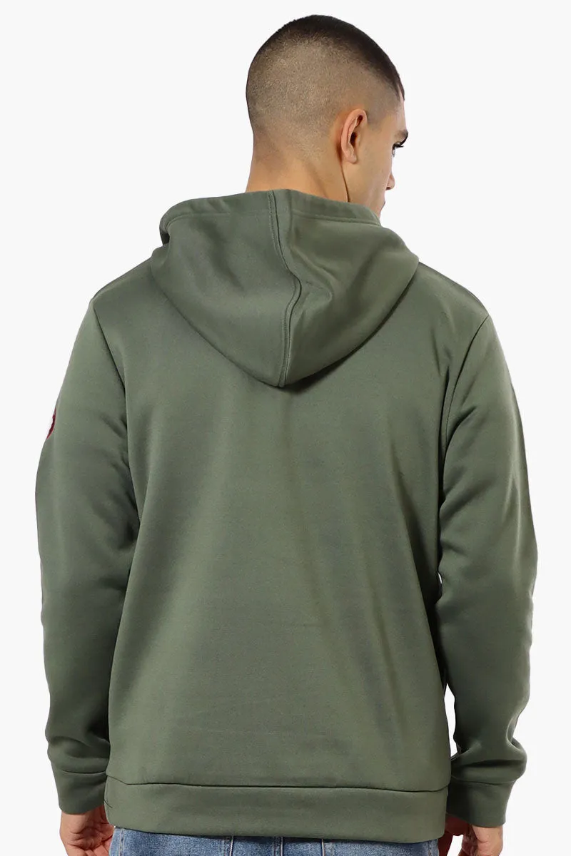 Canada Weather Gear Logo Zipper Detail Hoodie - Green