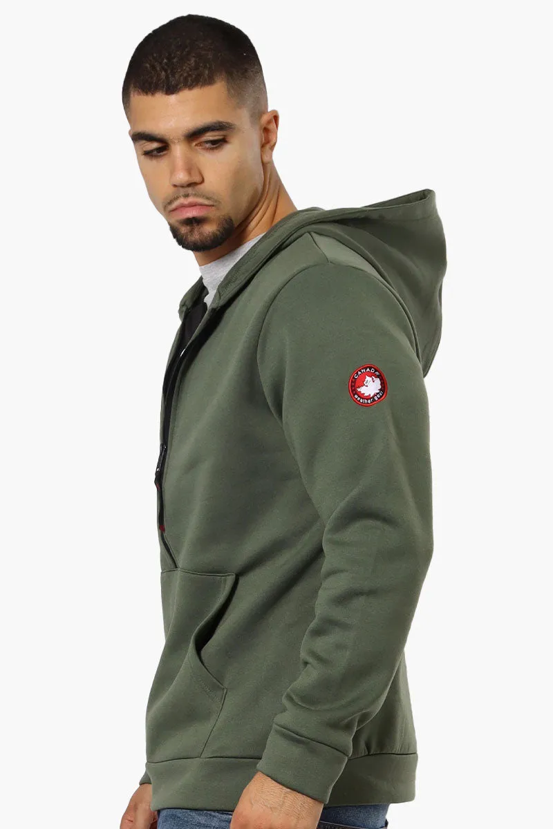 Canada Weather Gear Logo Zipper Detail Hoodie - Green