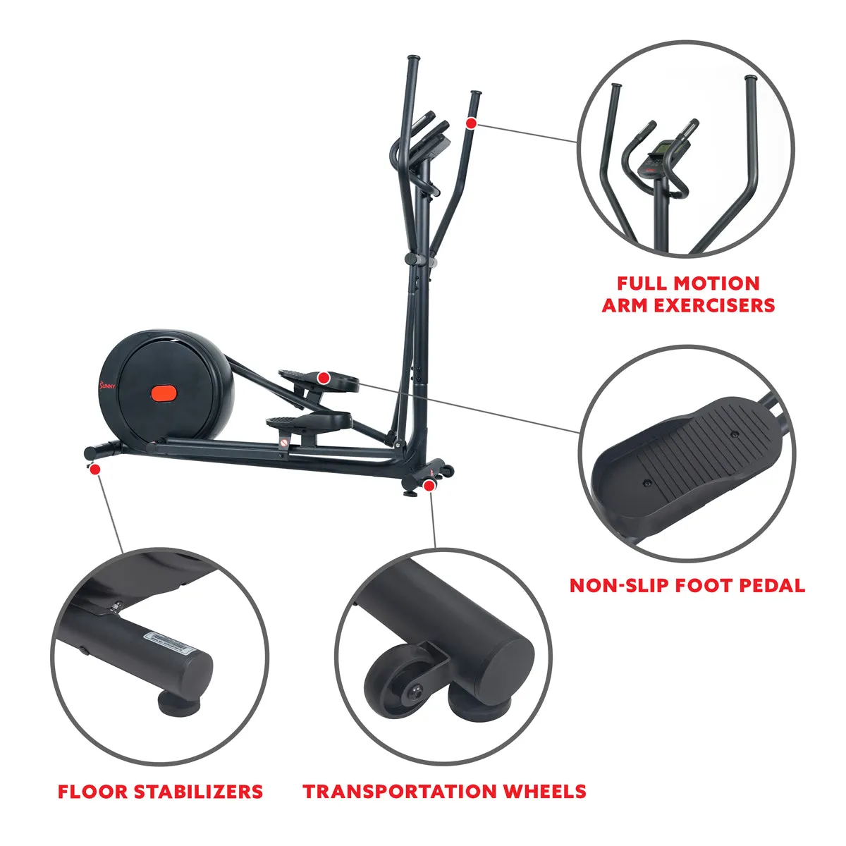 Carbon Premium Magnetic Elliptical Programmable Machine