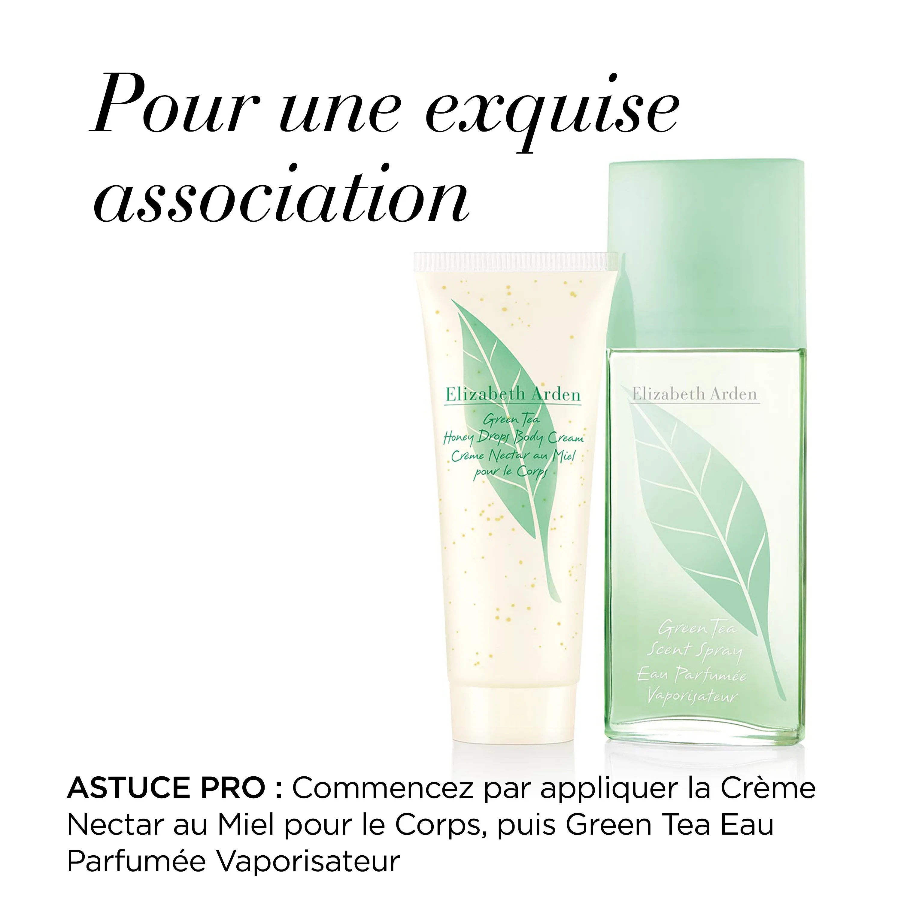 Coffret Duo Green Tea Eau Parfumée 100ml et Crème Corps 100ml
