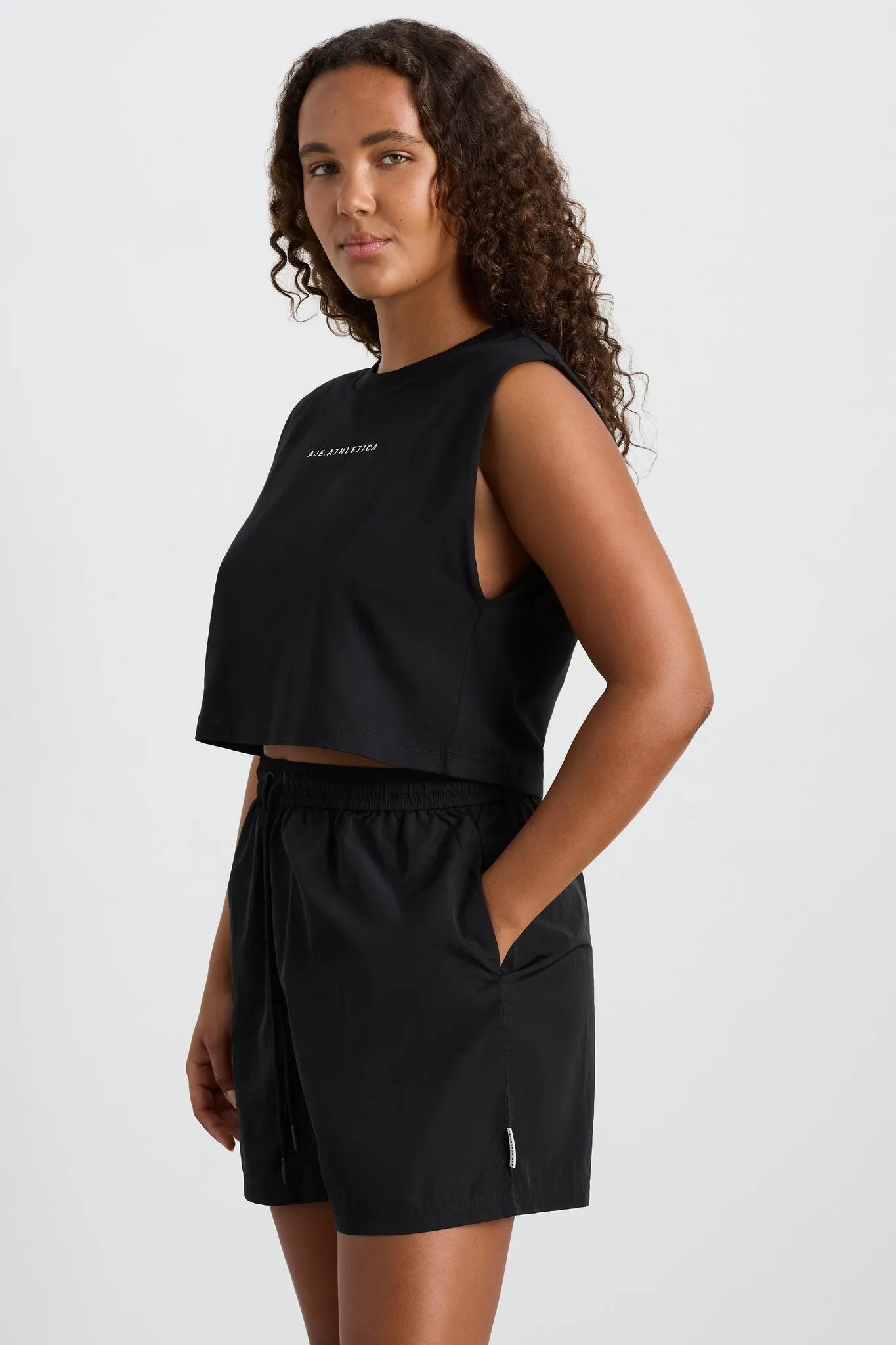 Cropped Jersey Tank 147