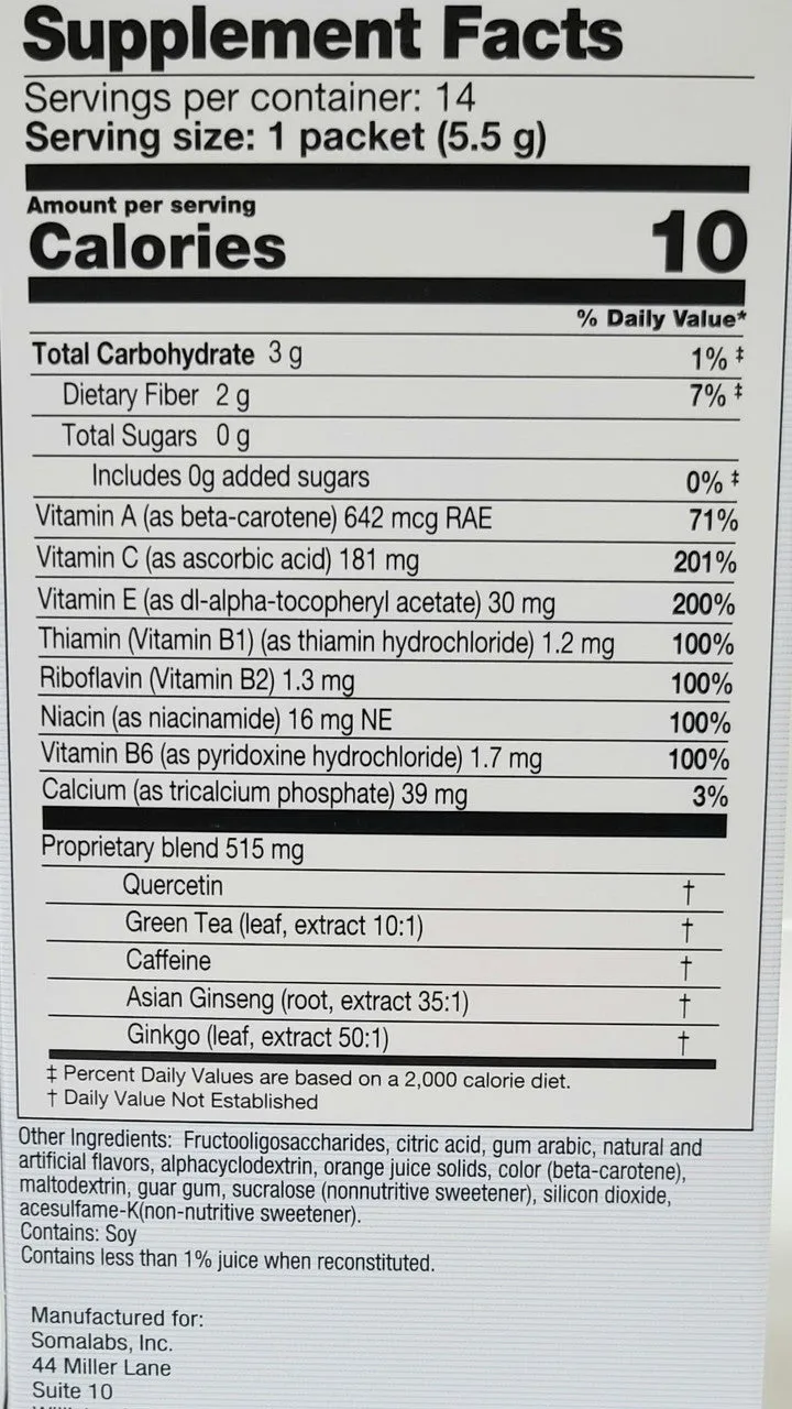 Doctors Design BioFix Orange Thermogenic Drink