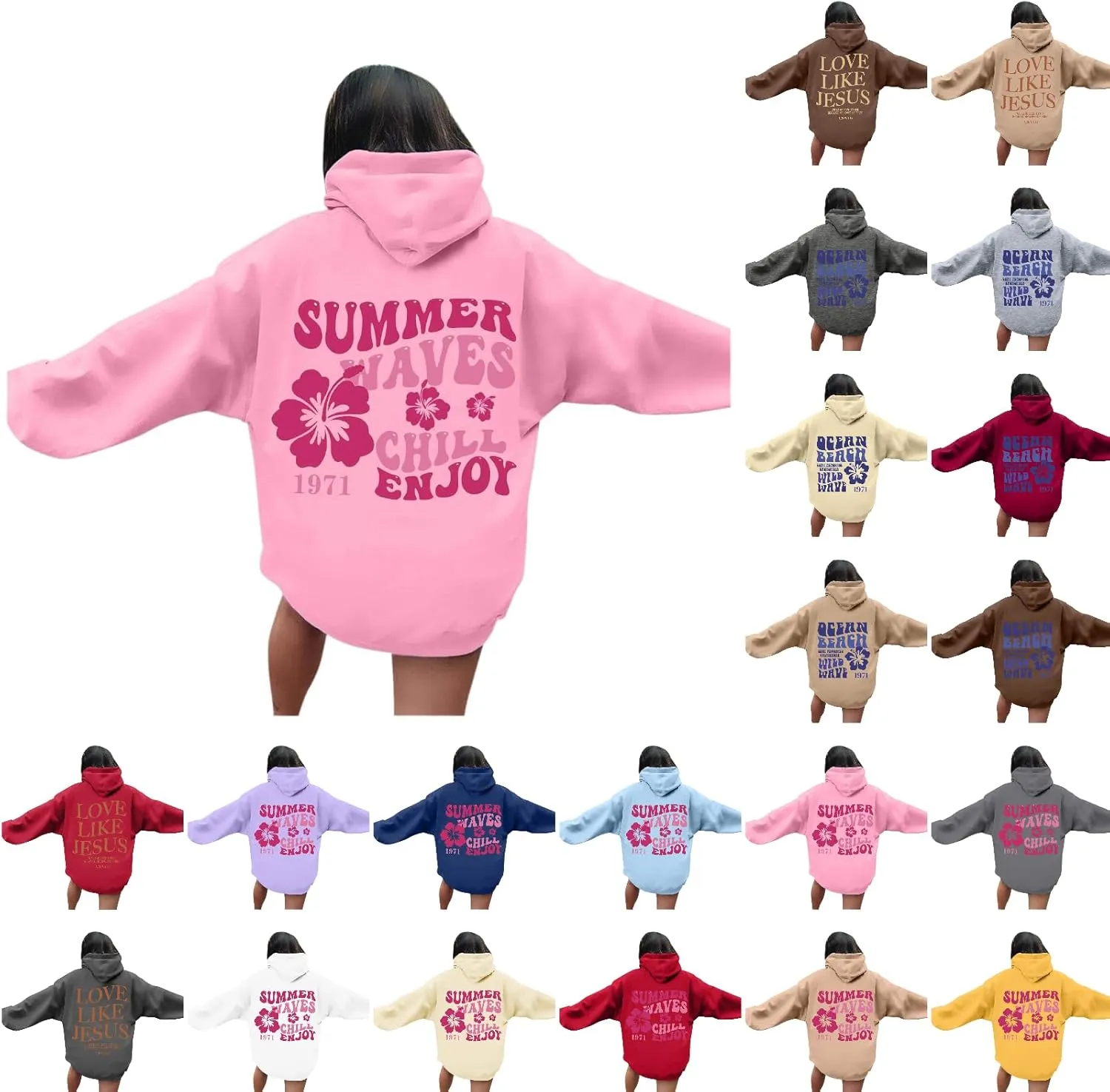 Fishing Hoodie Sweatshirts for Teen Girls Long Sleeve Letter Preppy Cute Graphic Hoodies Drawstring Pullover Casual Oversized Hoodie Warehouse Deals Today