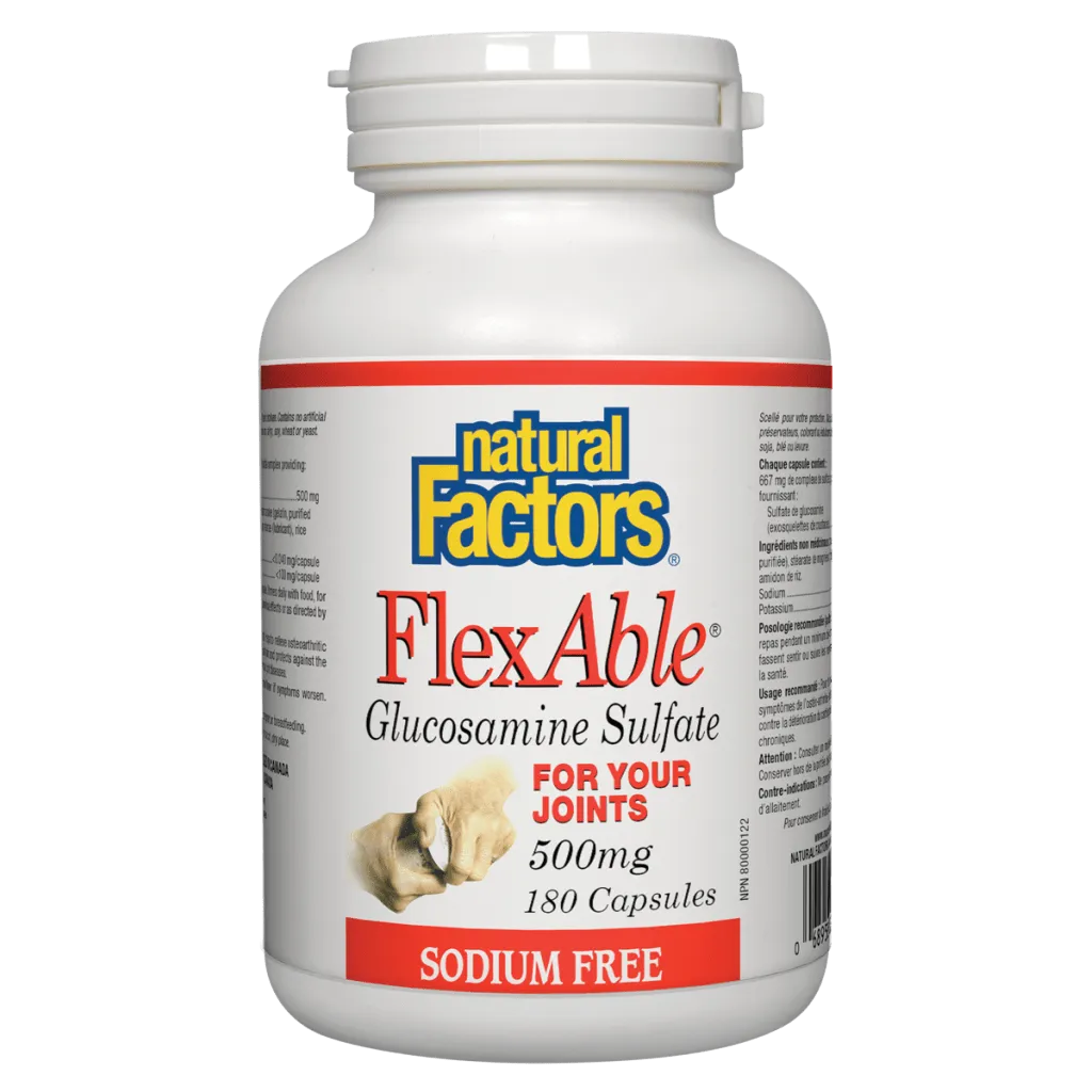 FlexAble® Glucosamine Sulfate  500 mg Capsules