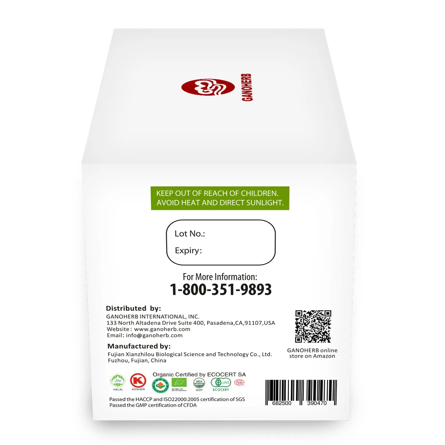 Free Sample Premium High Quality Wholesale 100% Organic reishi Mushroom lingzhi Extract Green Tea Bag Ganoderma Tea