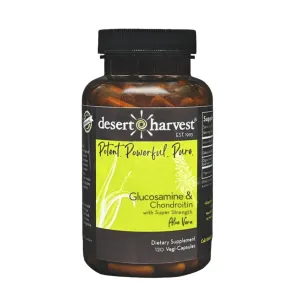 Glucosamine & Chondroitin | with Super-Strength Aloe Vera - 120 Capsules