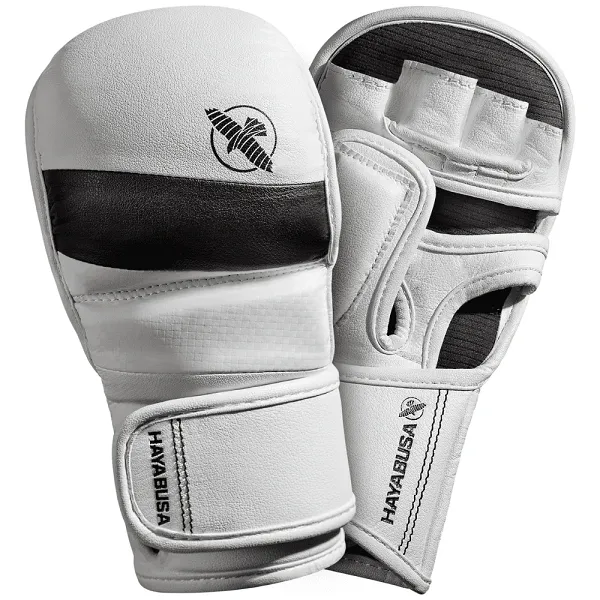 Hayabusa T3 7oz Hybrid MMA Gloves White