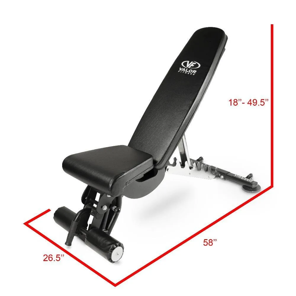 Heavy Duty Flat - Incline - Decline Weight Bench