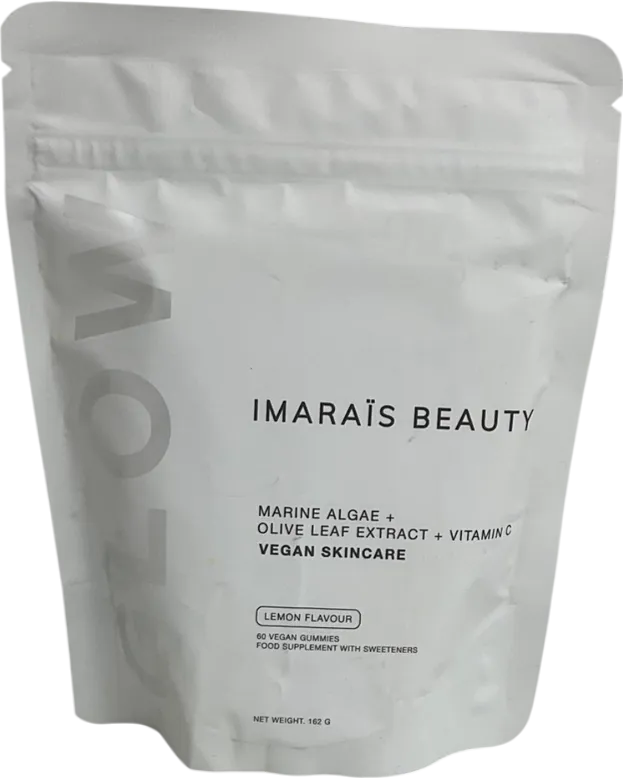 Imarais beauty Glow Marine Algae   Olive Leaf Extract Gummies 162g
