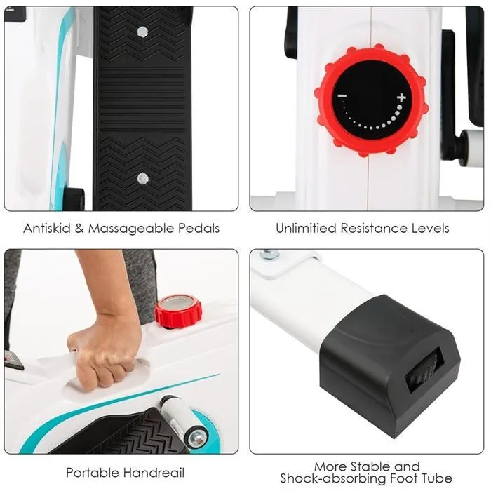 Indoor Mini Elliptical Pedal Exercise Trainer