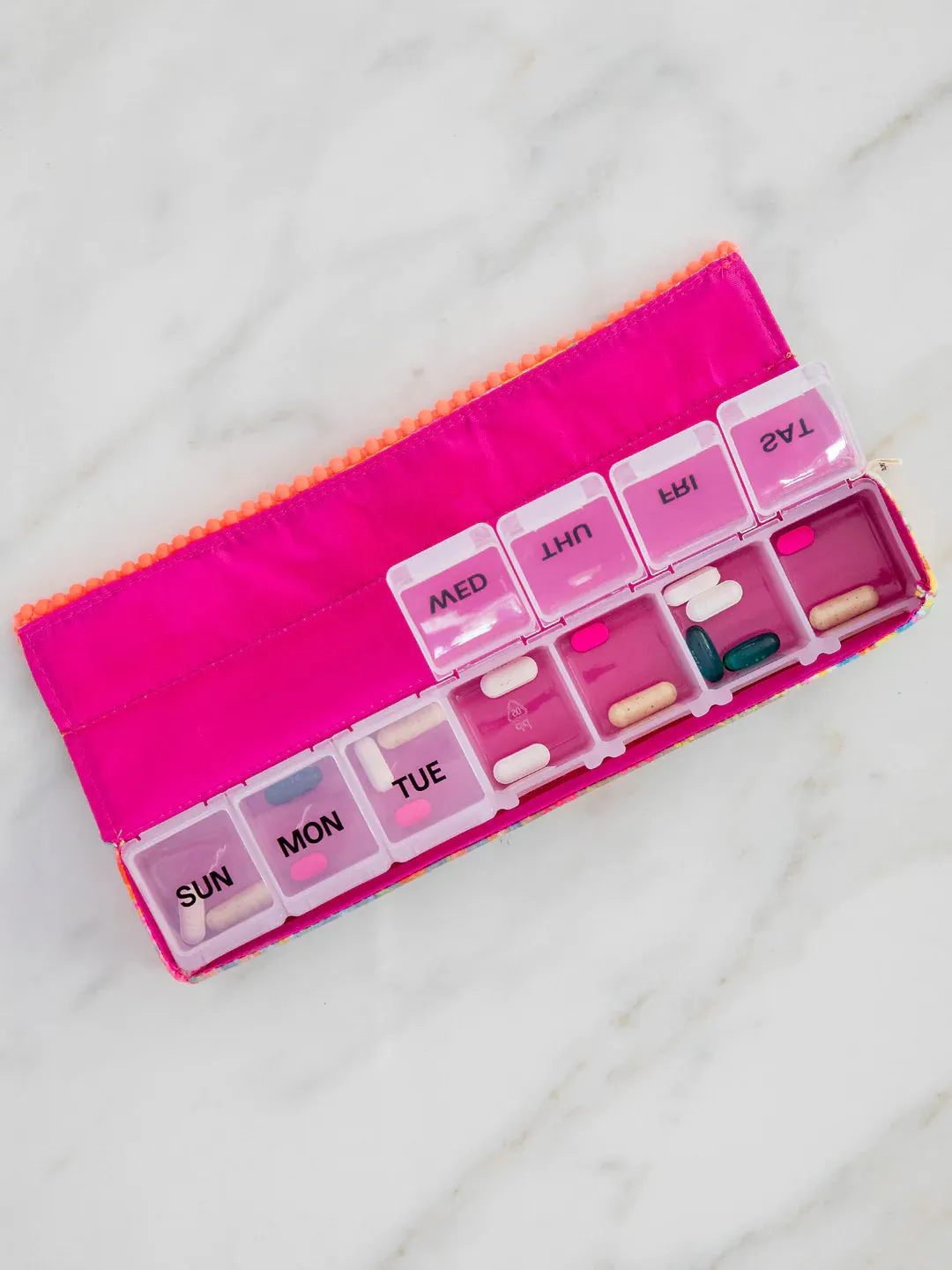 Natural Life Weekly Pill Pouch Organiser Deep Breath 042