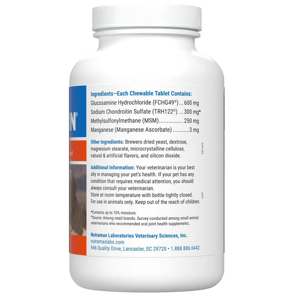 Nutramax Cosequin Maximum Strength Joint Health Supplement for Dogs - With Glucosamine, Chondroitin, and MSM