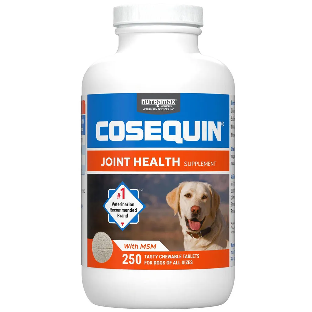 Nutramax Cosequin Maximum Strength Joint Health Supplement for Dogs - With Glucosamine, Chondroitin, and MSM
