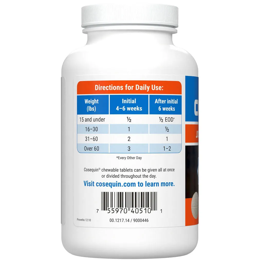Nutramax Cosequin Maximum Strength Joint Health Supplement for Dogs - With Glucosamine, Chondroitin, and MSM