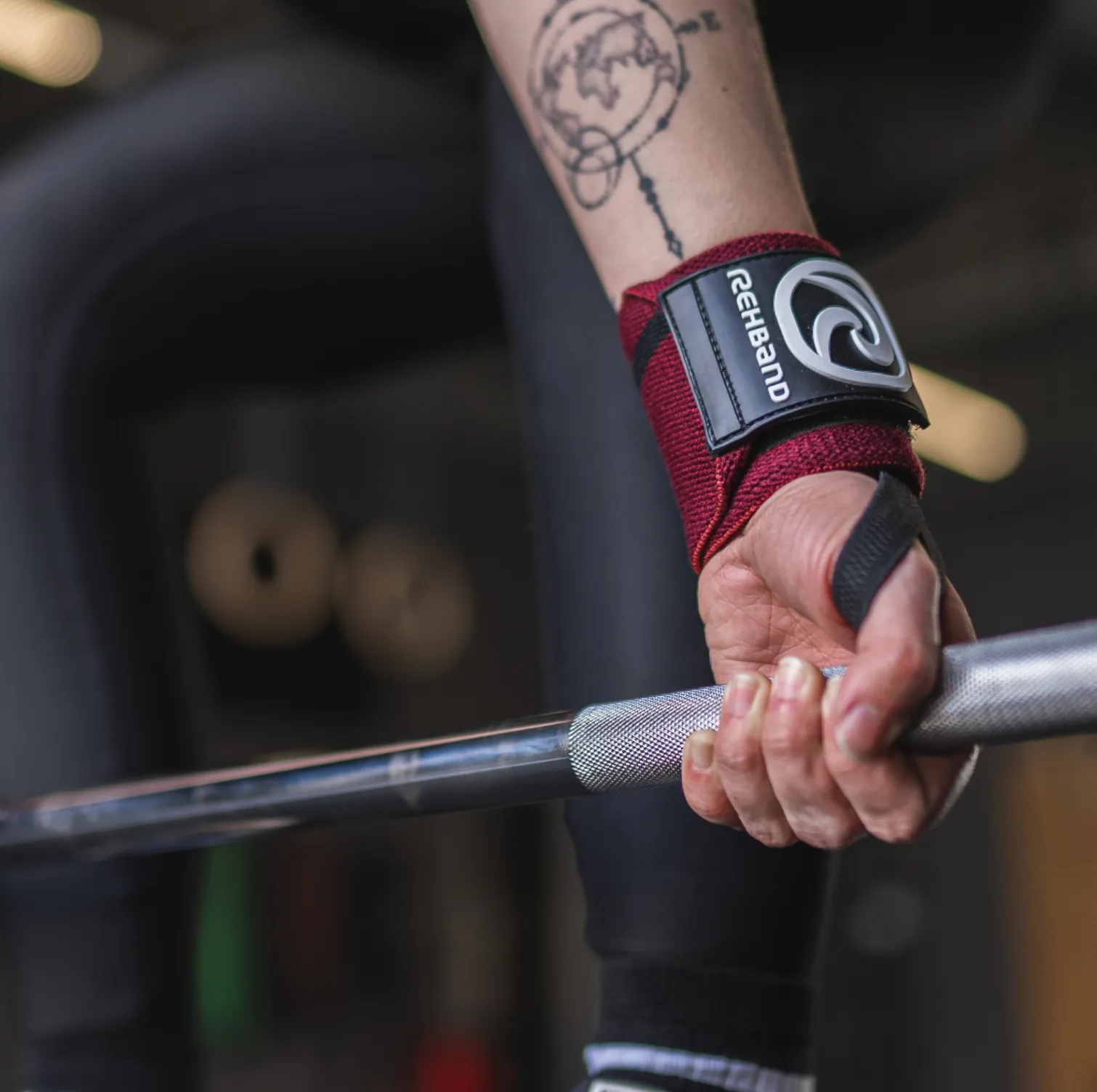 Rehband X-RX Wrist Wrap Burgundy