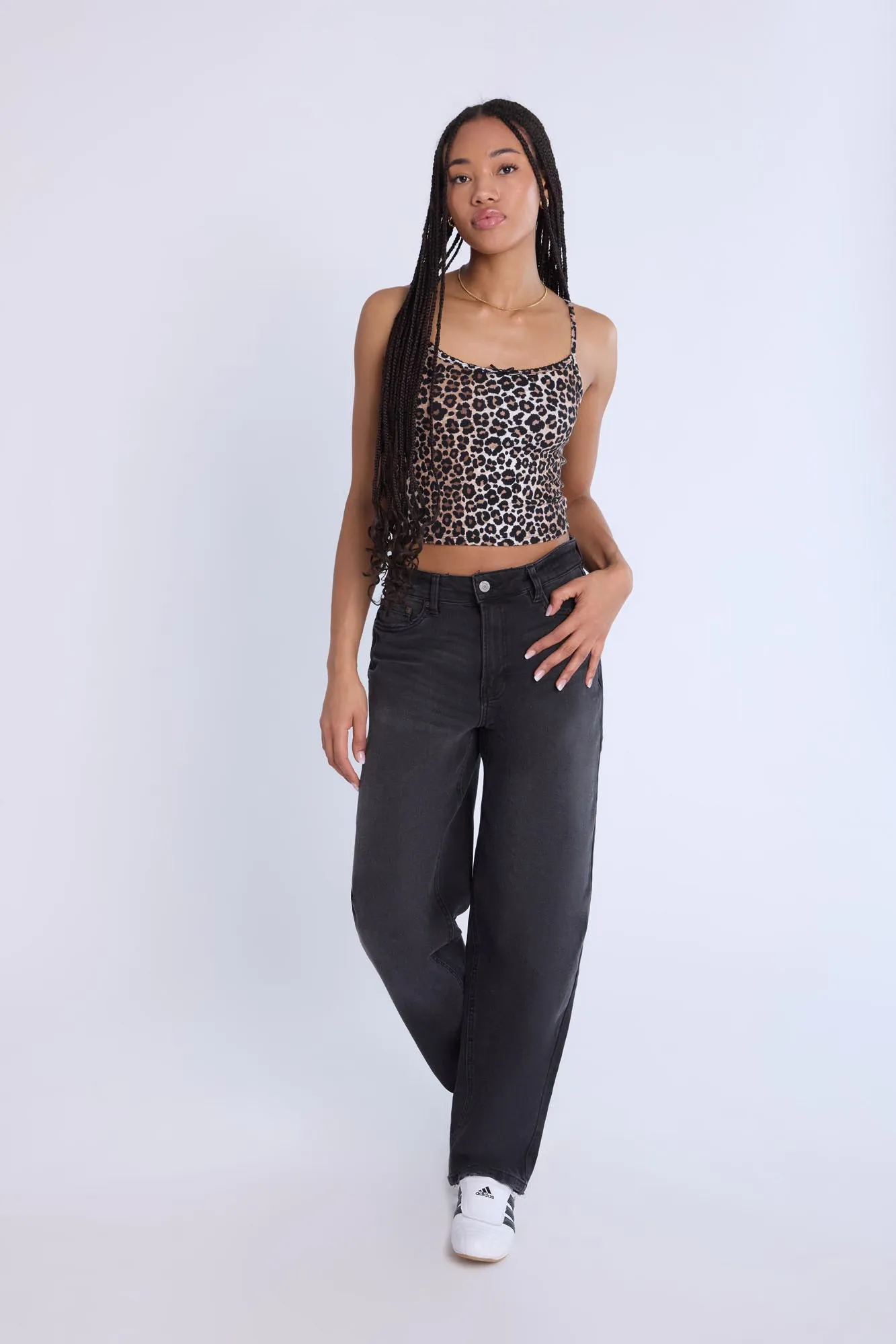 Ribbed Picot Edge Camisole