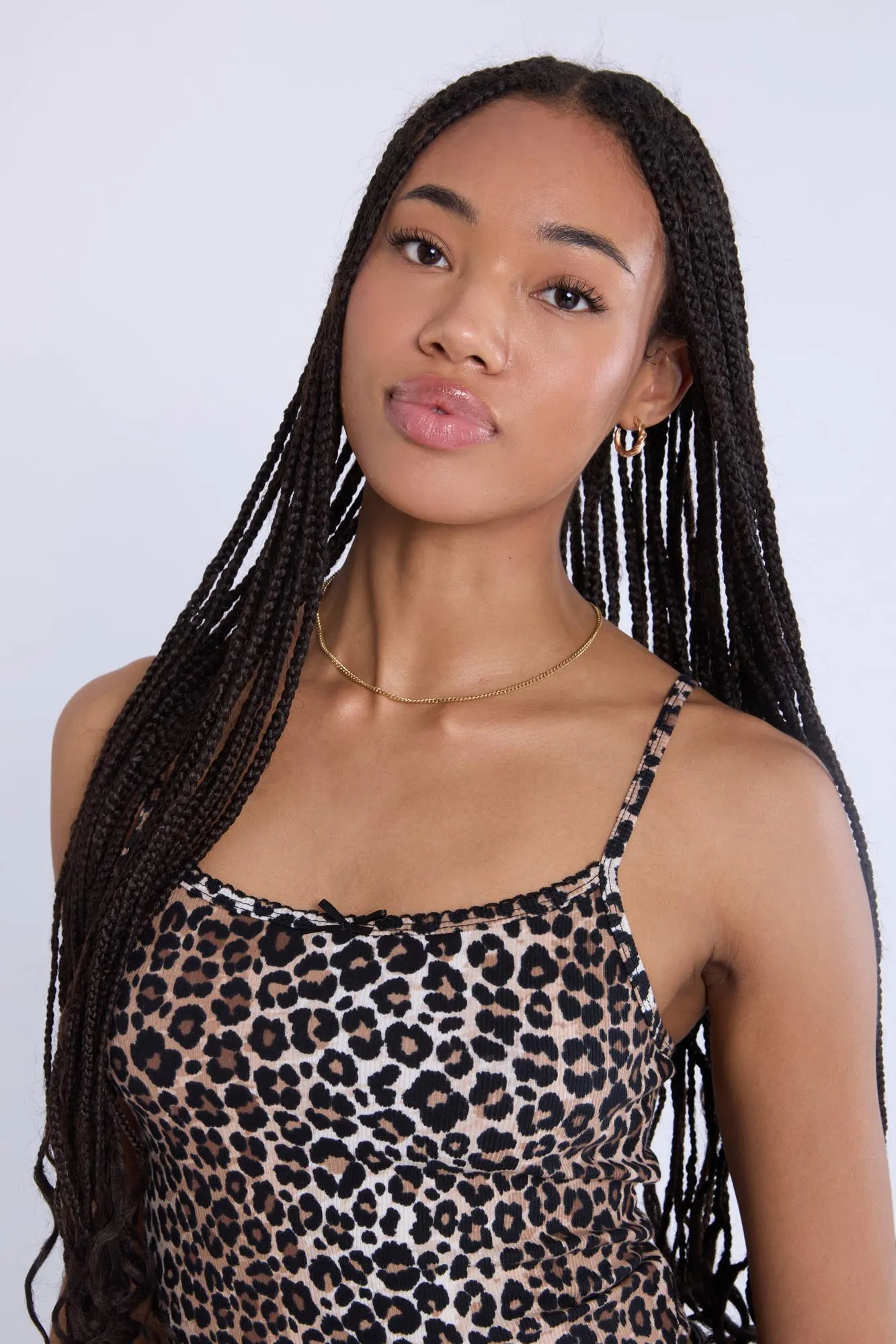Ribbed Picot Edge Camisole
