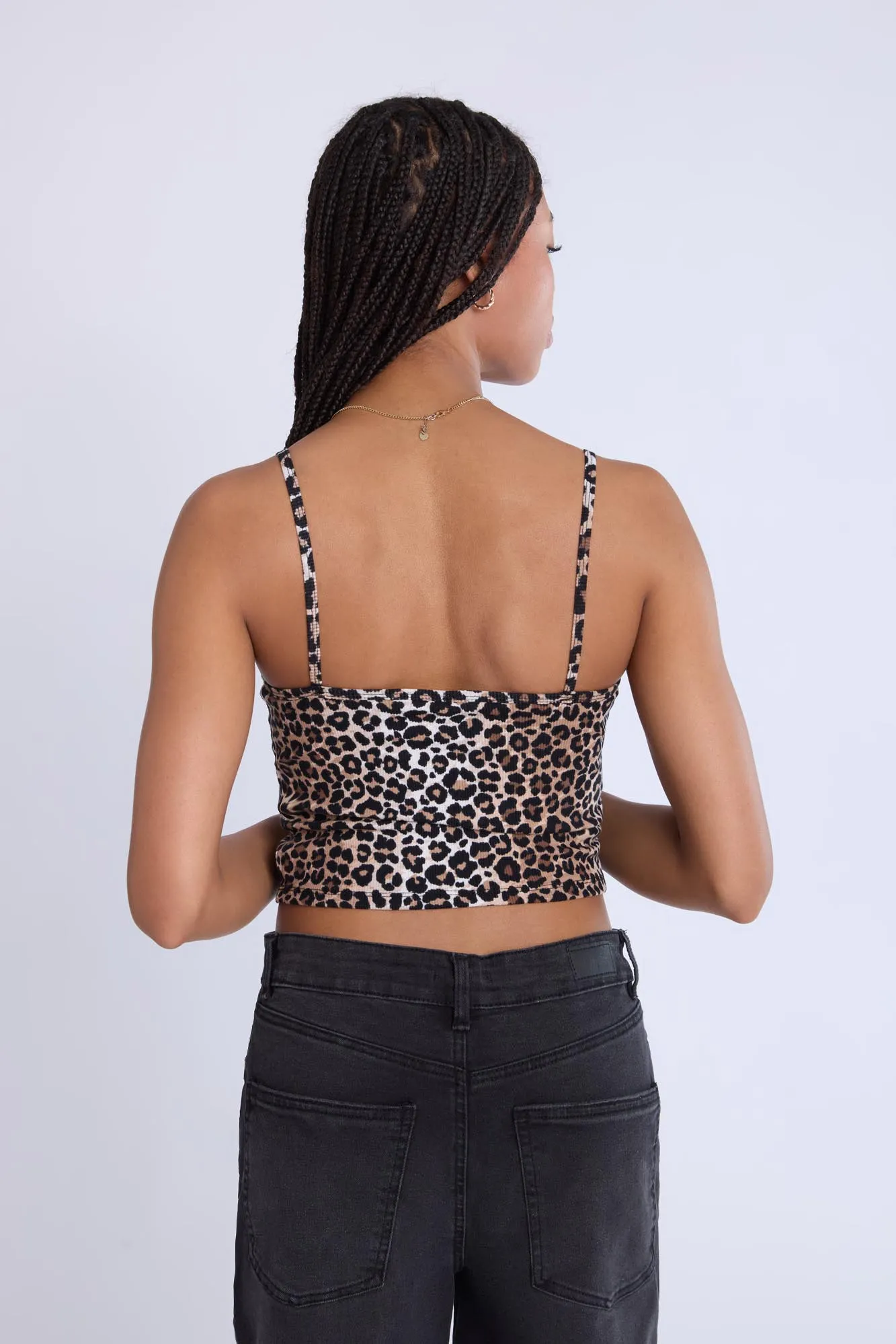 Ribbed Picot Edge Camisole