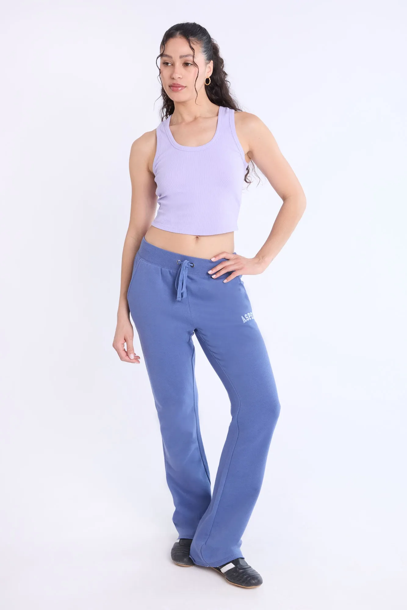 Ribbed Scoop Neck Tank Top