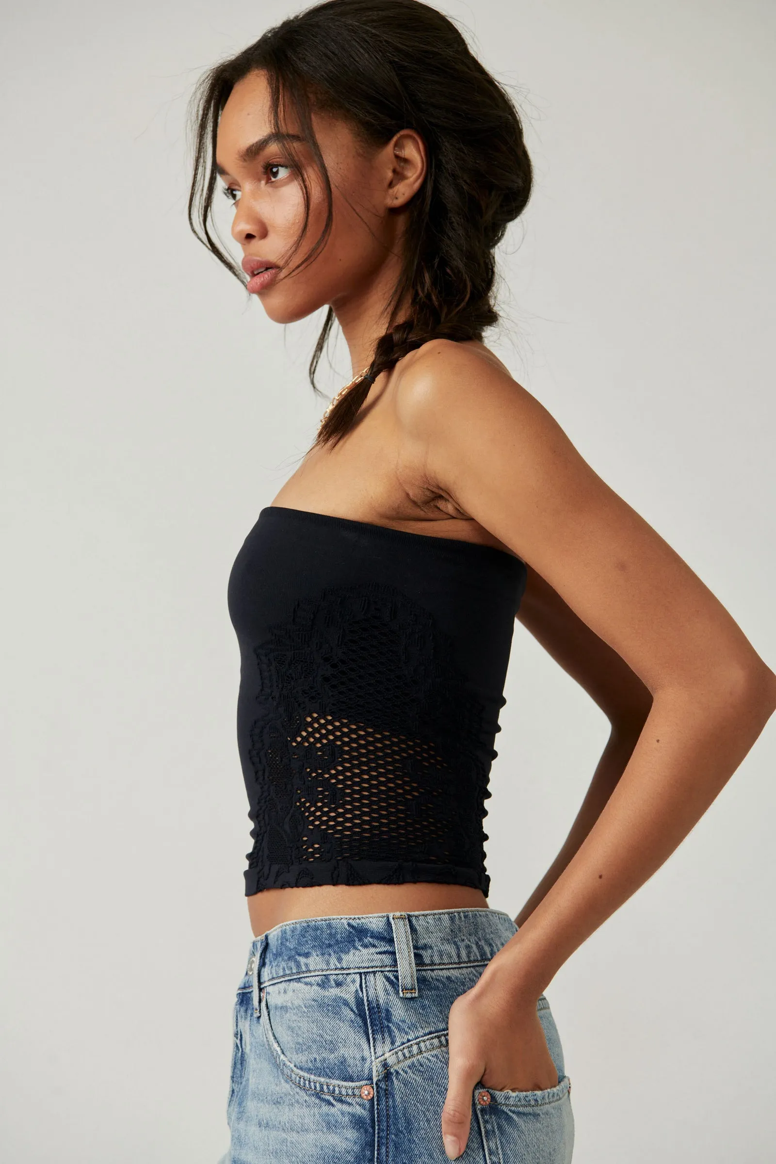 Talk about it Black Tube Top
