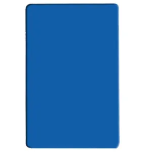 Thunder Group PLCB181205BU 18" X 12" X 1/2" Blue Rectangular Polyethylene Cutting Board