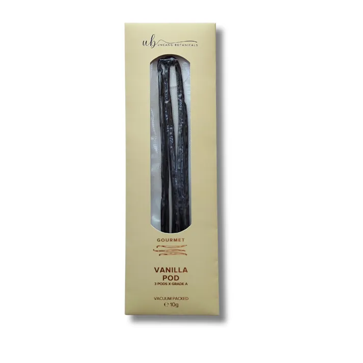 UNCANG TEA: Vanilla Pod- 3 Pods (Grade A)